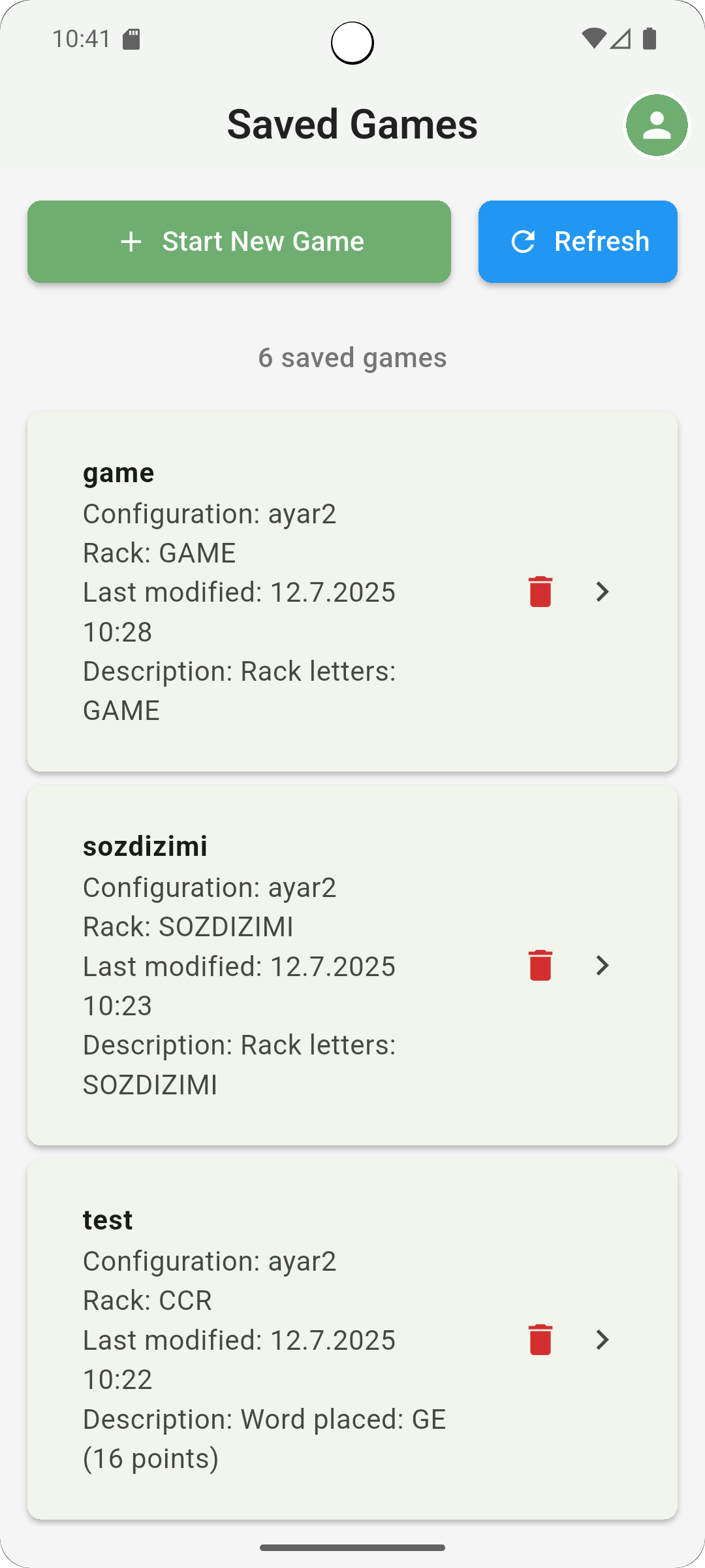 Game History